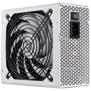 Mars Gaming MPB650 - 650W Certificazione 80 Plus Bronze - 90% di efficienza - Ventola silenziosa da 140 mm - Cavi piatti extra-lunghi - Colore bianco