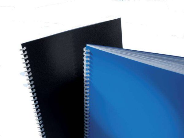 GBC Confezione da 100 copertine per rilegatura opache - 180 Micron - Protezione definitiva - Colore Nero - immagine 2