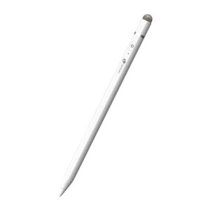 Leotec Stylus ePen Plus Penna digitale per touch screen - Compatibile con smartphone e tablet Android, iOS e Windows - Pulsante di accensione/spegnimento - Spegnimento automatico - Durata della batteria fino a 12 ore - Dieta di ricambio
